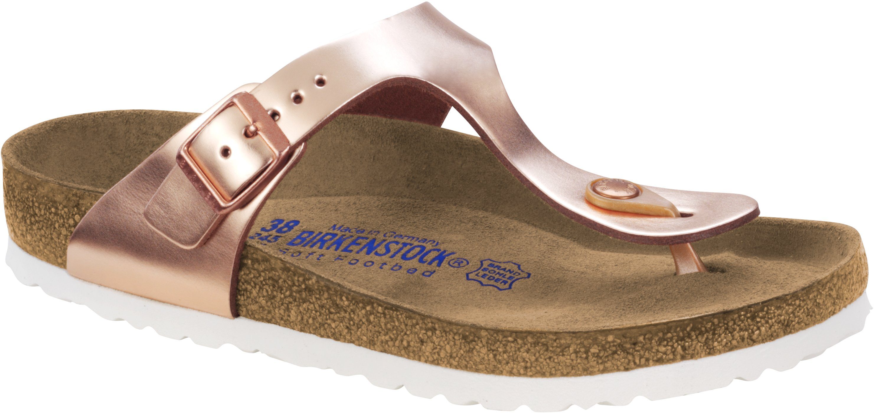 Birkenstock 1003674 Gizeh NL WB MetallicSilver 39 Sandale